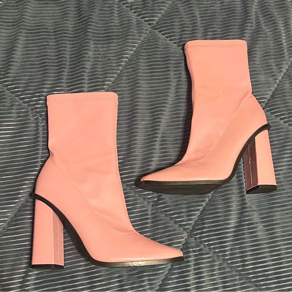 Beautiful Pink Boots